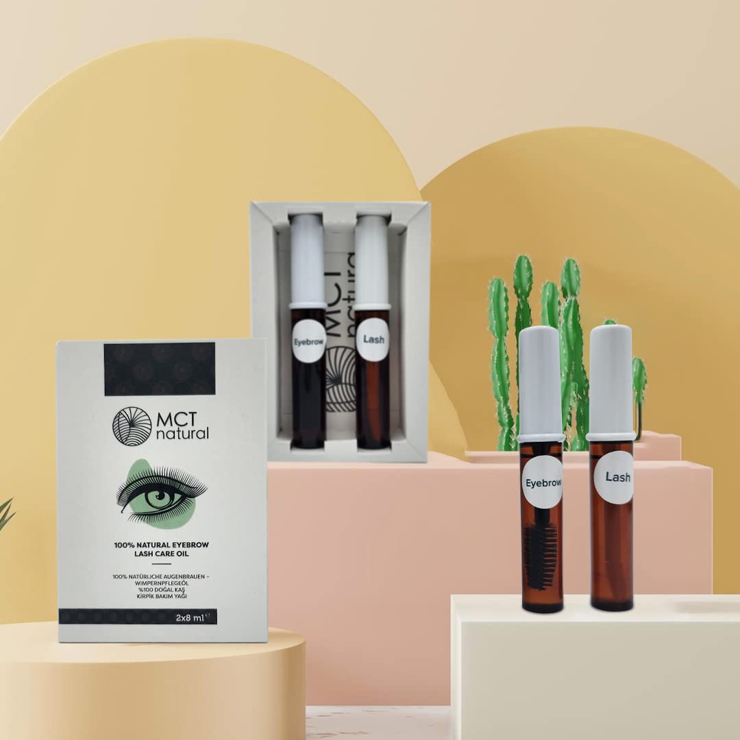 Natural eyebrow &amp; eyelash care oil